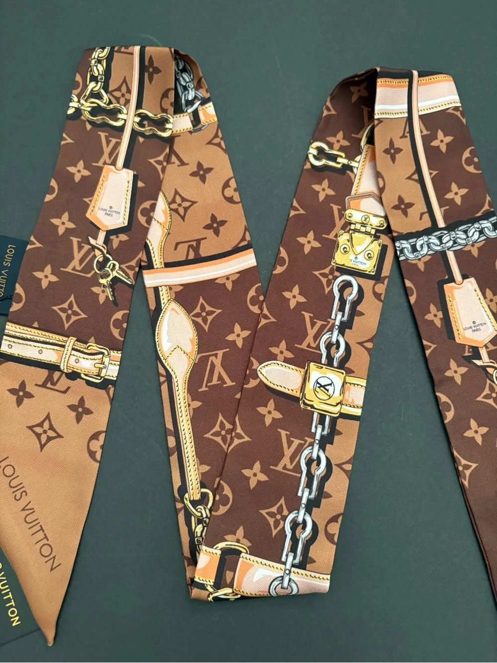 Fashion Silk Scarf Long Twilly
